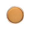 A popular French retro round gold-rimmed solid-color dress button in Dongdaemun, South Korea, with a fashionable and bright color Item Picture